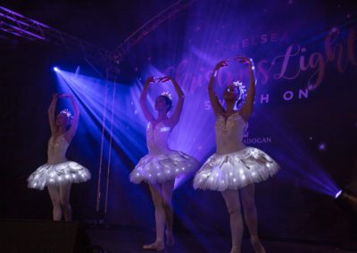 Fay-Campbell-Events-Chelsea-Christmas-Light-Switch-on-2018-lit-up-ballerinase